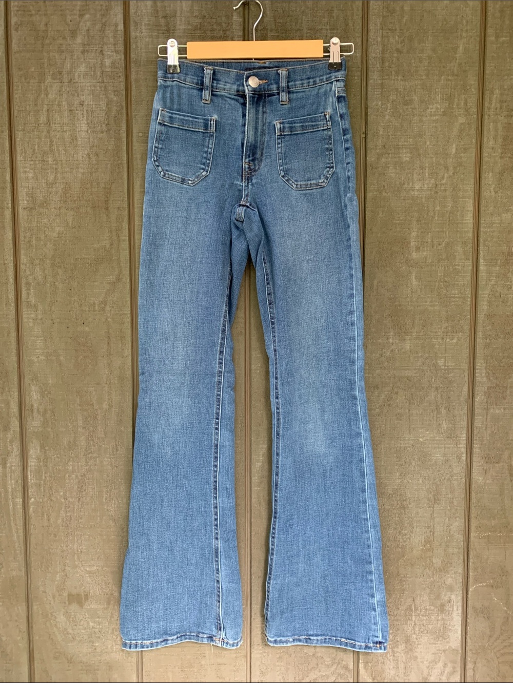 High Rise Flare Trouser Jeans